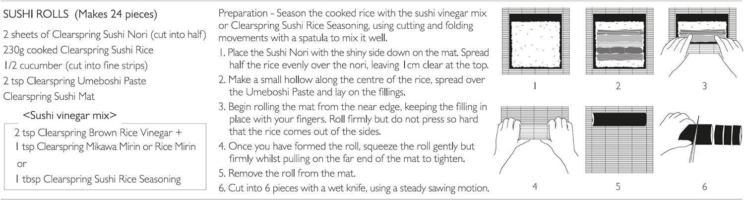 Japanese Sushi Nori Dried Sea Vegetable 17g - Clearspring - Dried Sea Vegetable - Eco Natural Products