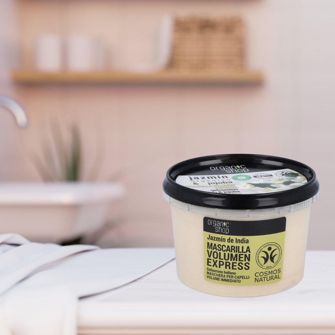 Jasmin and Jojoba Volume Hair Mask Express 250ml - Organic Shop - Hair mask - Eco Natural Products