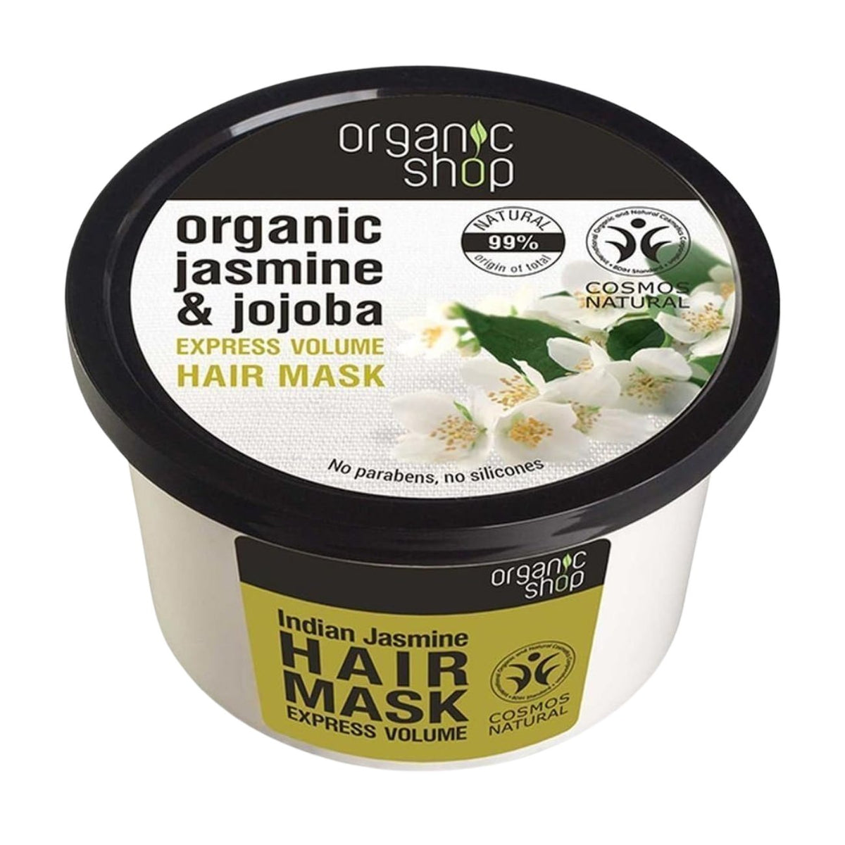 Jasmin and Jojoba Volume Hair Mask Express 250ml - Organic Shop - Hair mask - Eco Natural Products