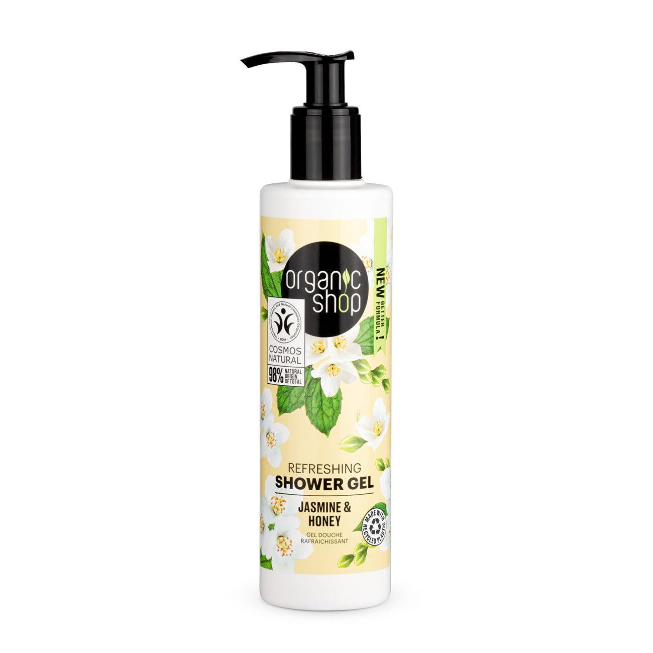 Jasmine and Honey Refreshing Shower Gel 280 ml - Eco Natural Products - Organic Shop - Shower Gel