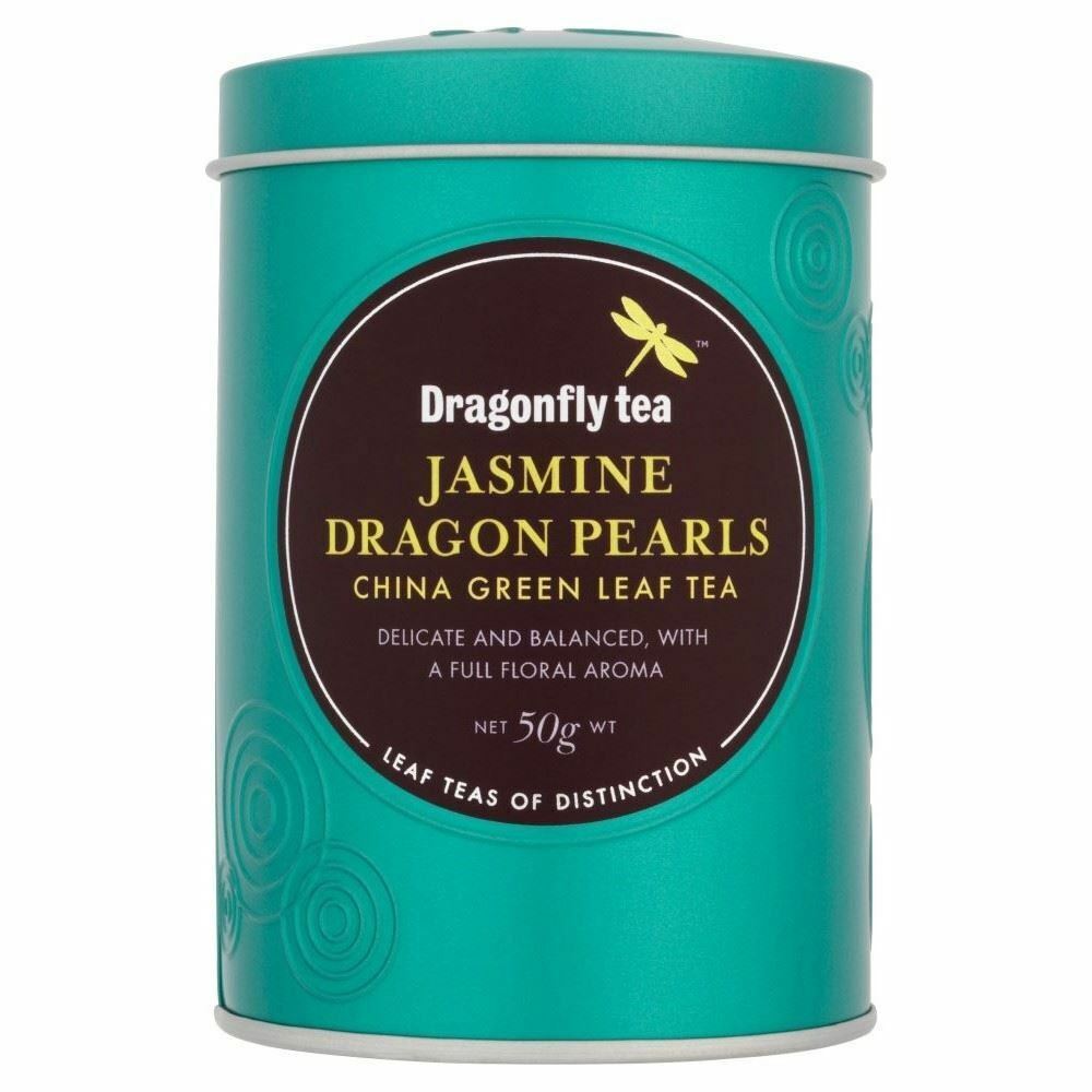 Jasmine Dragon Pearls Green Leaf Tea 50g - Dragonfly Tea - Green tea - Eco Natural Products