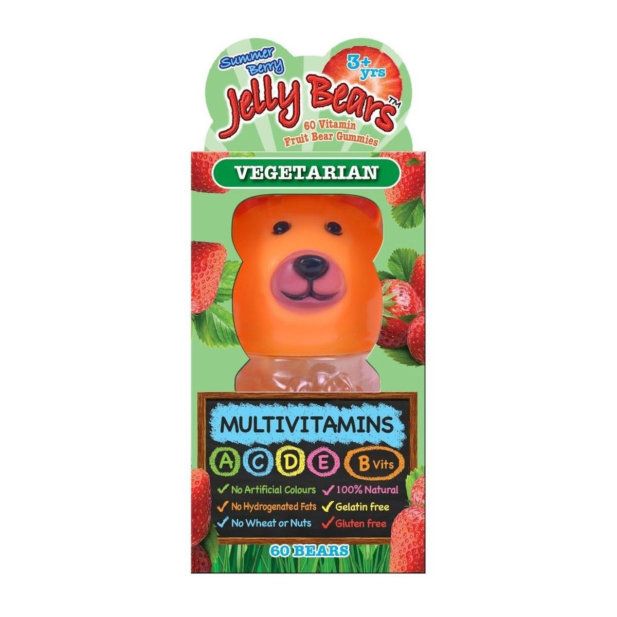 Jelly Bears Summer Berry Multivitamins 60 Bears - Jelly Bears - Food Supplement - Eco Natural Products