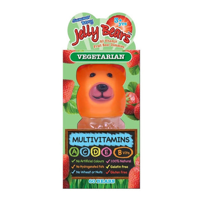 Jelly Bears Summer Berry Multivitamins 60 Bears - Jelly Bears - Food Supplement - Eco Natural Products