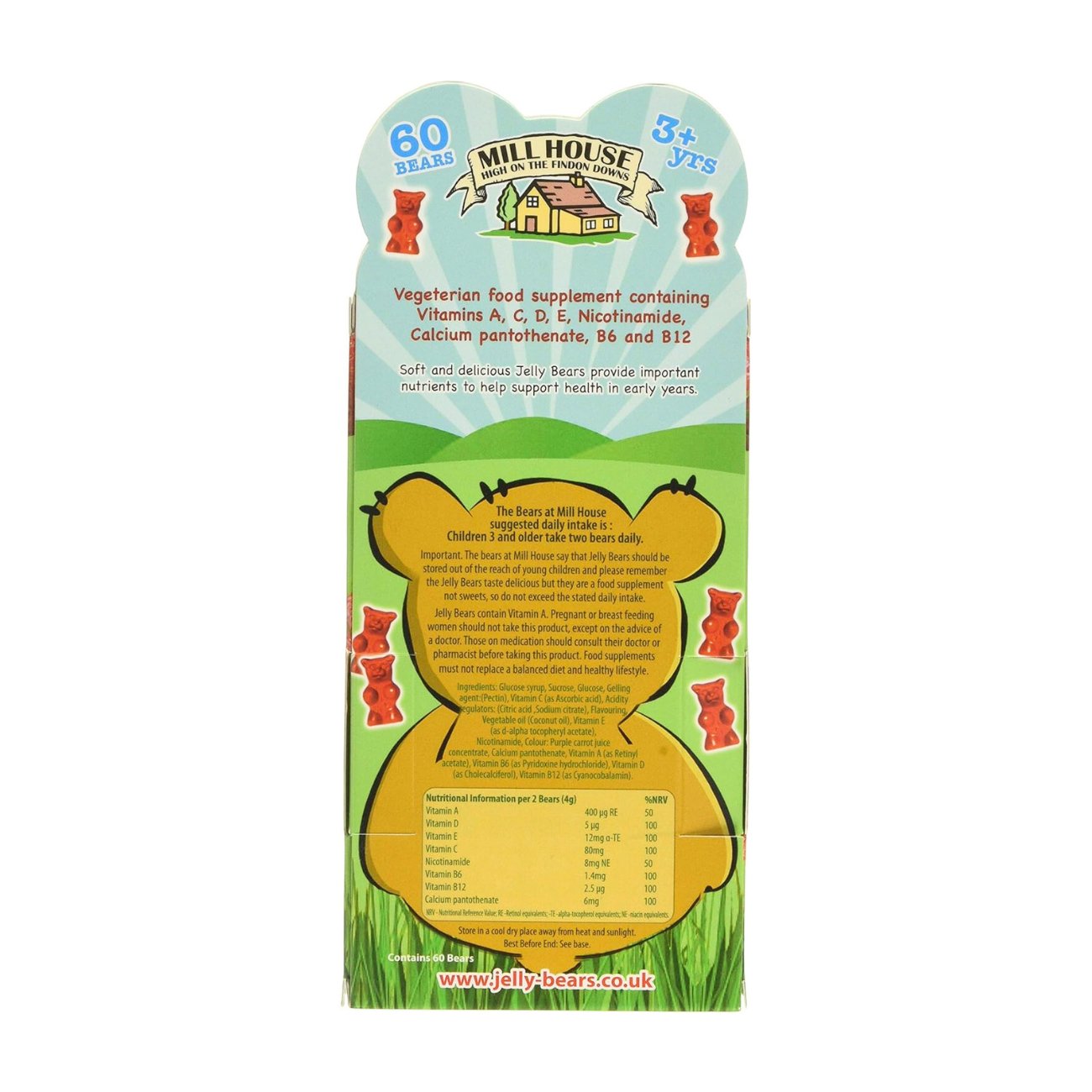 Jelly Bears Summer Berry Multivitamins 60 Bears - Eco Natural Products - Jelly Bears - Food Supplement