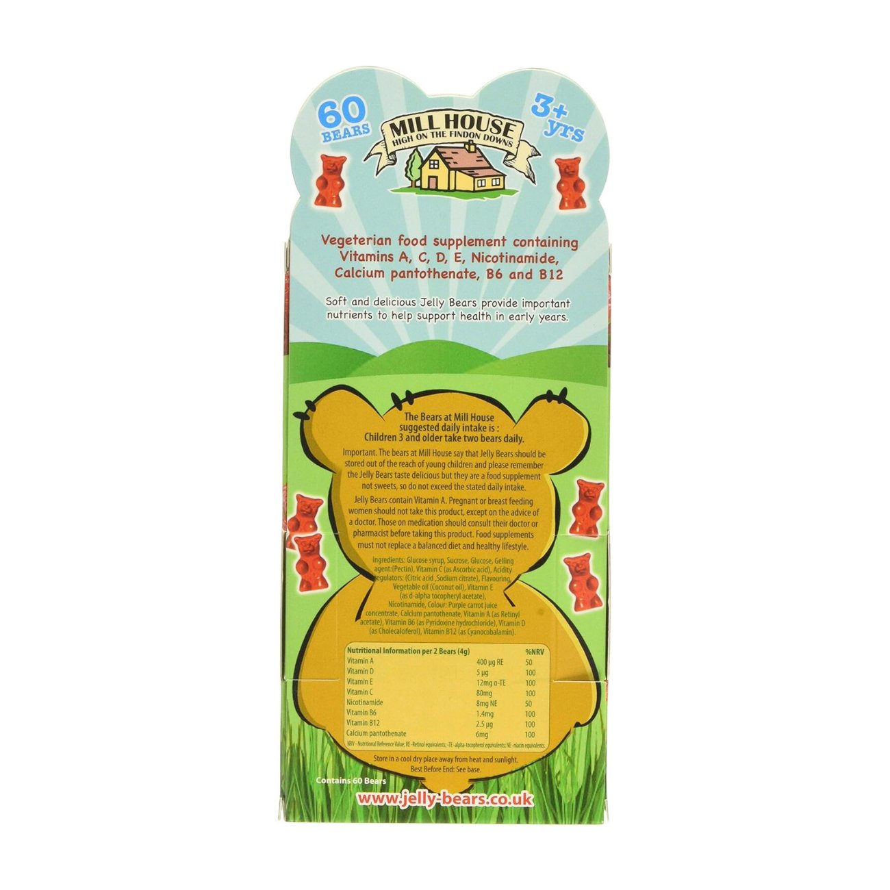 Jelly Bears Summer Berry Multivitamins 60 Bears - Jelly Bears - Food Supplement - Eco Natural Products