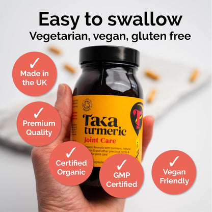 Joint Care 90 Capsules - Taka Turmeric - Food Supplement - Eco Natural Products