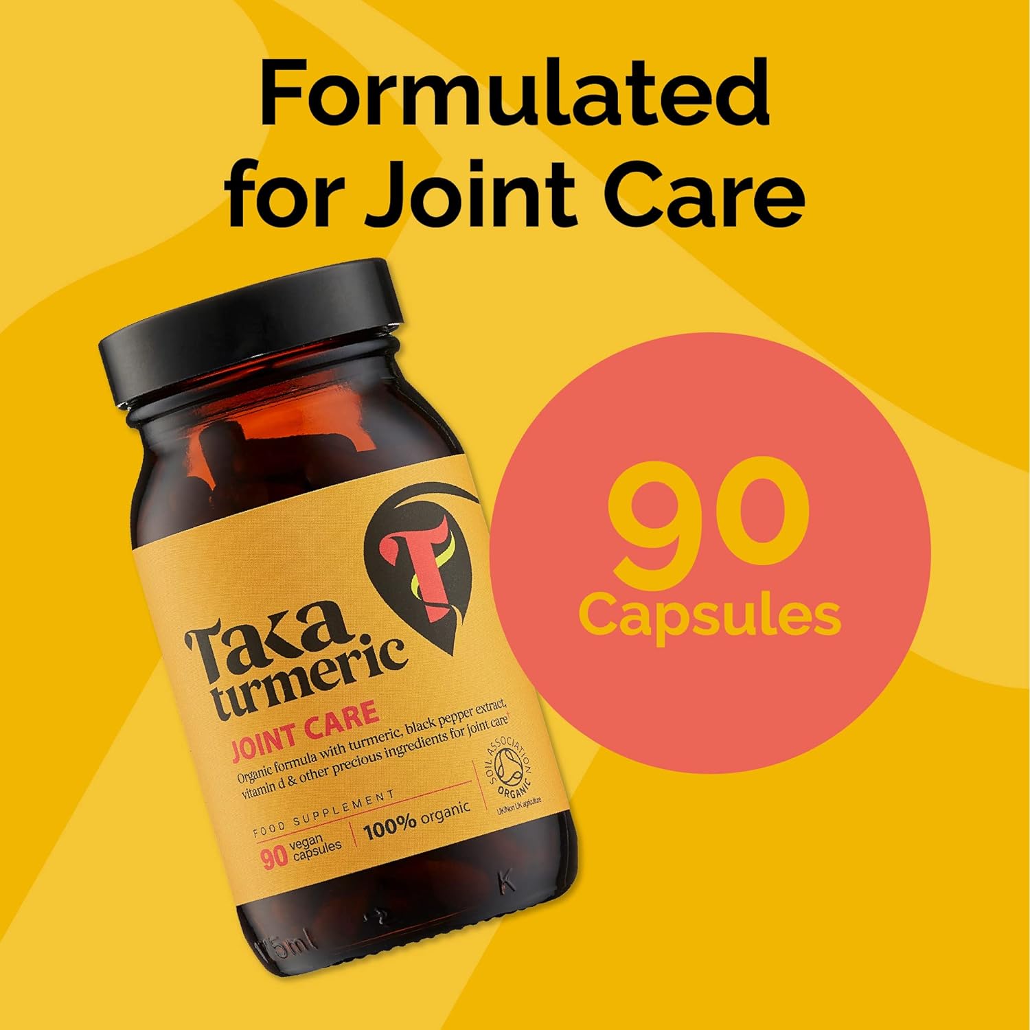 Joint Care 90 Capsules - Eco Natural Products - Taka Turmeric - Food Supplement