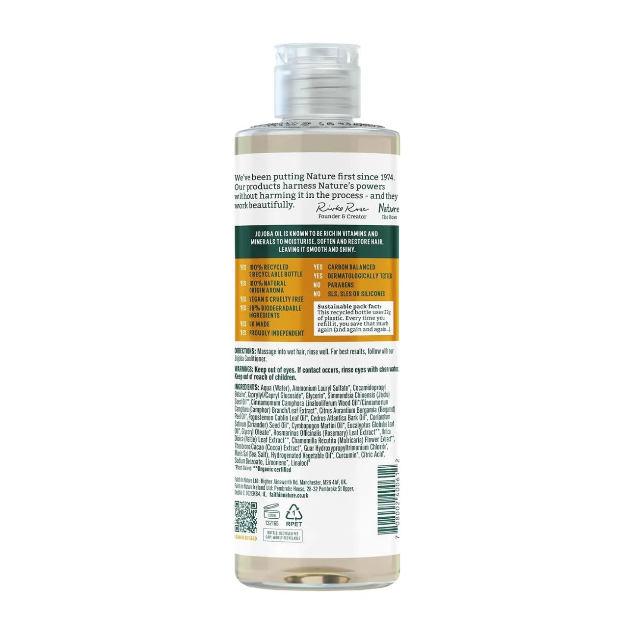 Jojoba Shampoo 400ml - Faith in Nature - Shampoo - Faith in Nature