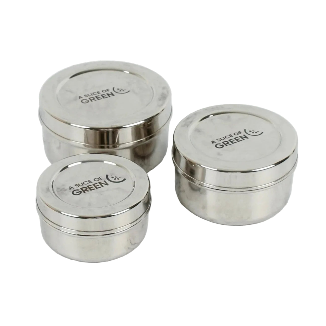 Kadapa Containers Set of Three — BPA-free, stackable food storage