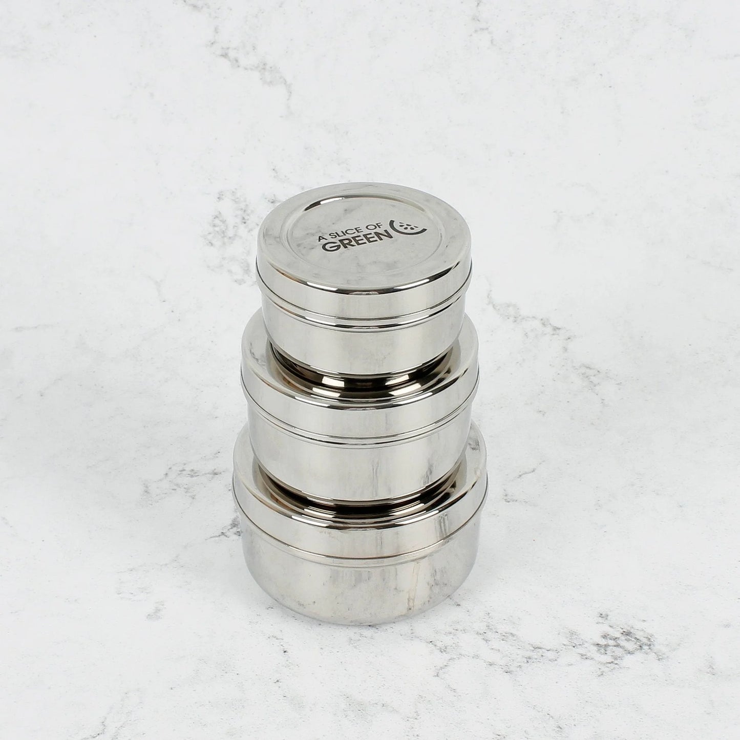 Kadapa Containers Set of Three — BPA-free, stackable food storage lifestyle image