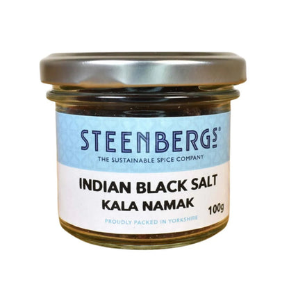Kala Namak Indian Black Salt 100g Damaged Packaging BBE09.2028 - Steenbergs - Salts - Steenbergs
