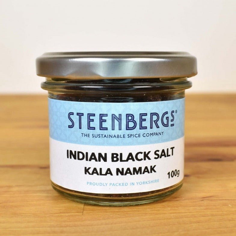 Kala Namak Indian Black Salt 100g - Steenbergs - Salt - Eco Natural Products