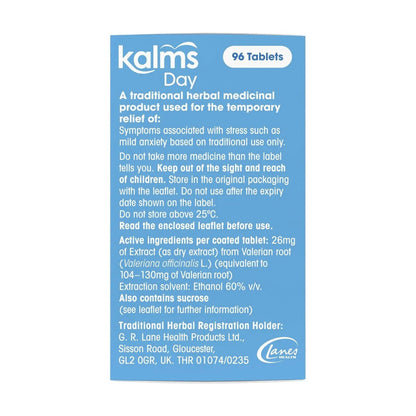Kalms Day 168 Tablets - Kalms - Herbal Supplements - Kalms