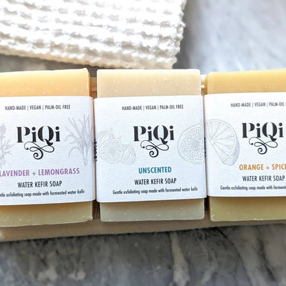 Kefir Soap Bar Fragrance Free 110g - PiQi - Bar Soap - Eco Natural Products