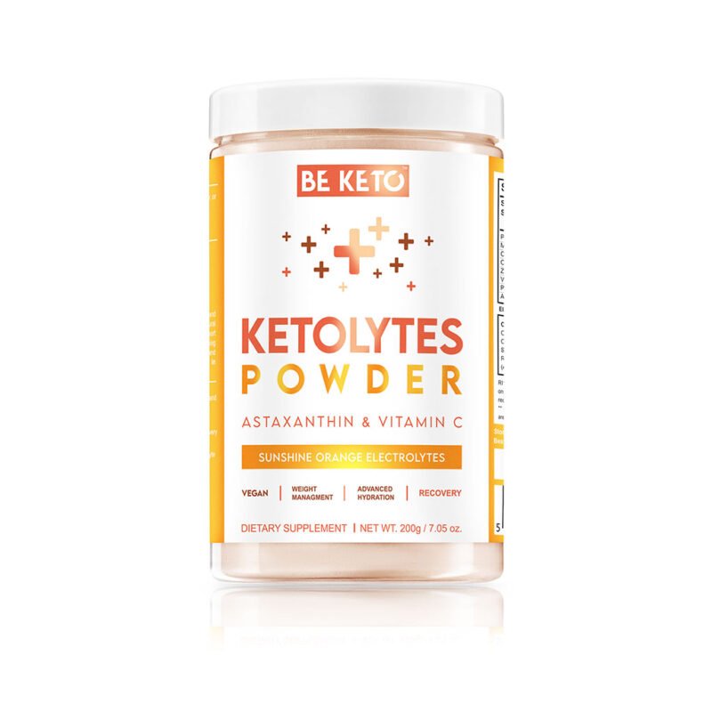 Keto Electrolytes Powder Sunshine Orange 200g - Be Keto - Multivitamin Supplements - Be Keto