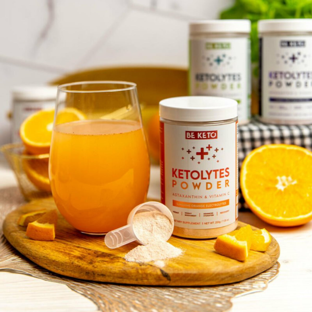 Keto Electrolytes Powder Sunshine Orange 200g - Be Keto - Multivitamin Supplements - Be Keto