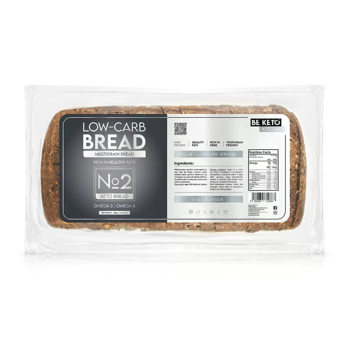 Keto Multigrain Bread 360g - BeKeto - Breads & Buns - BeKeto