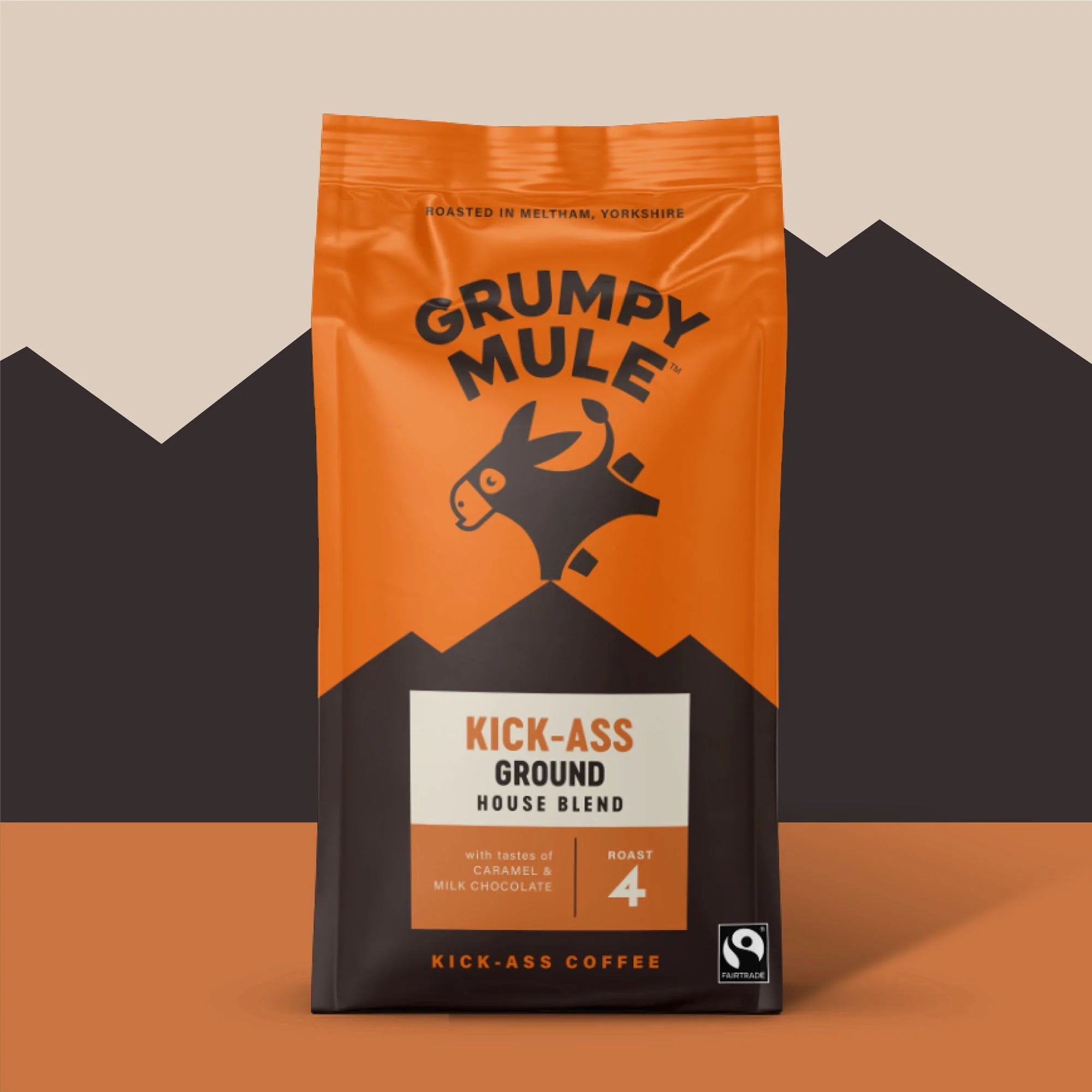 Kick Ass House Blend Ground Coffee 200g - Grumpy Mule Coffee - Coffee - Eco Natural Products