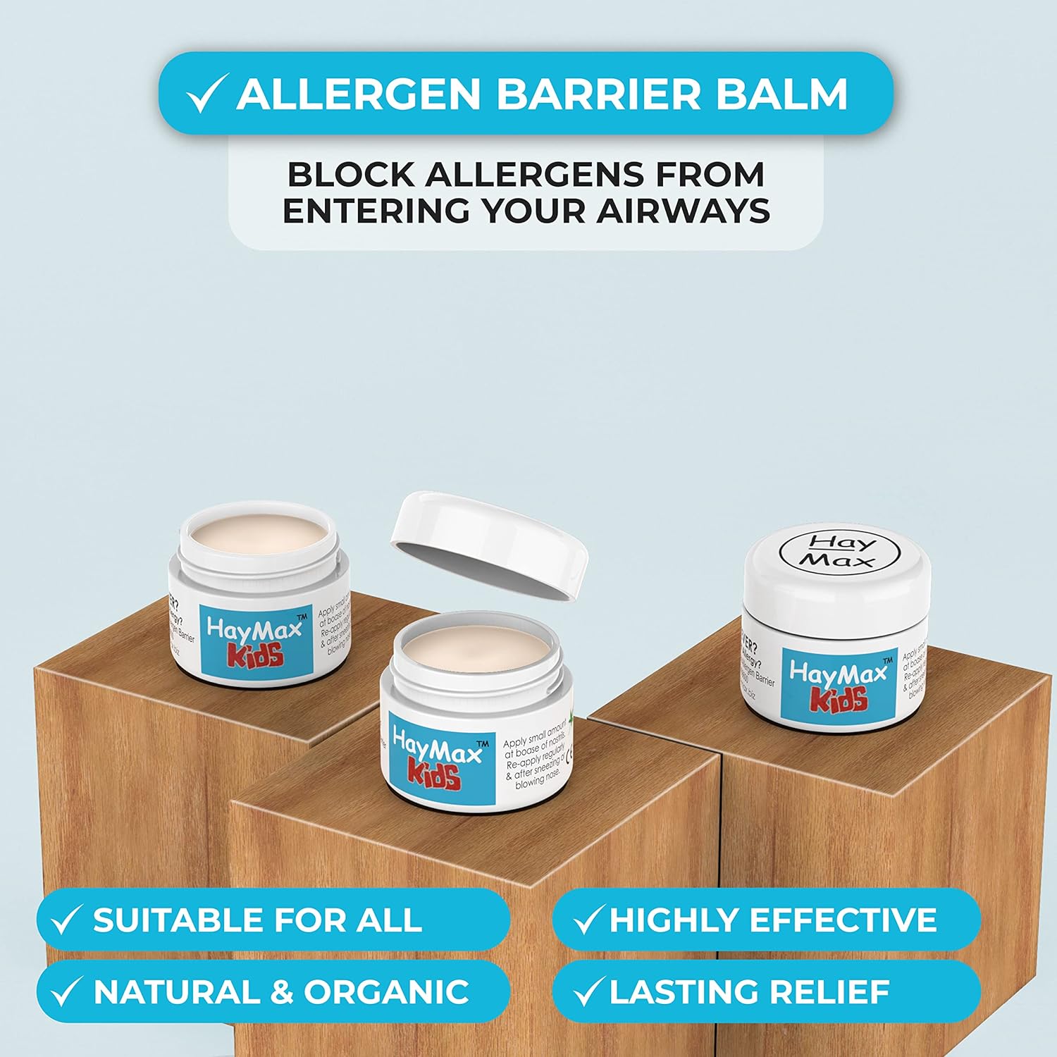 Kids Allergen Barrier Balm 5ml - Eco Natural Products - HayMax - Barrier Balm