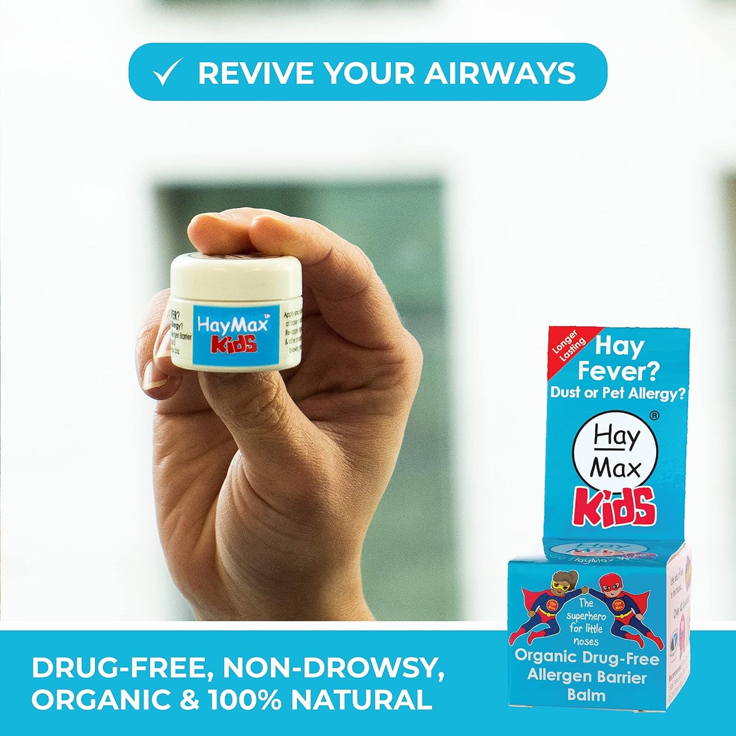 Kids Allergen Barrier Balm 5ml - HayMax - Barrier Balm - Eco Natural Products