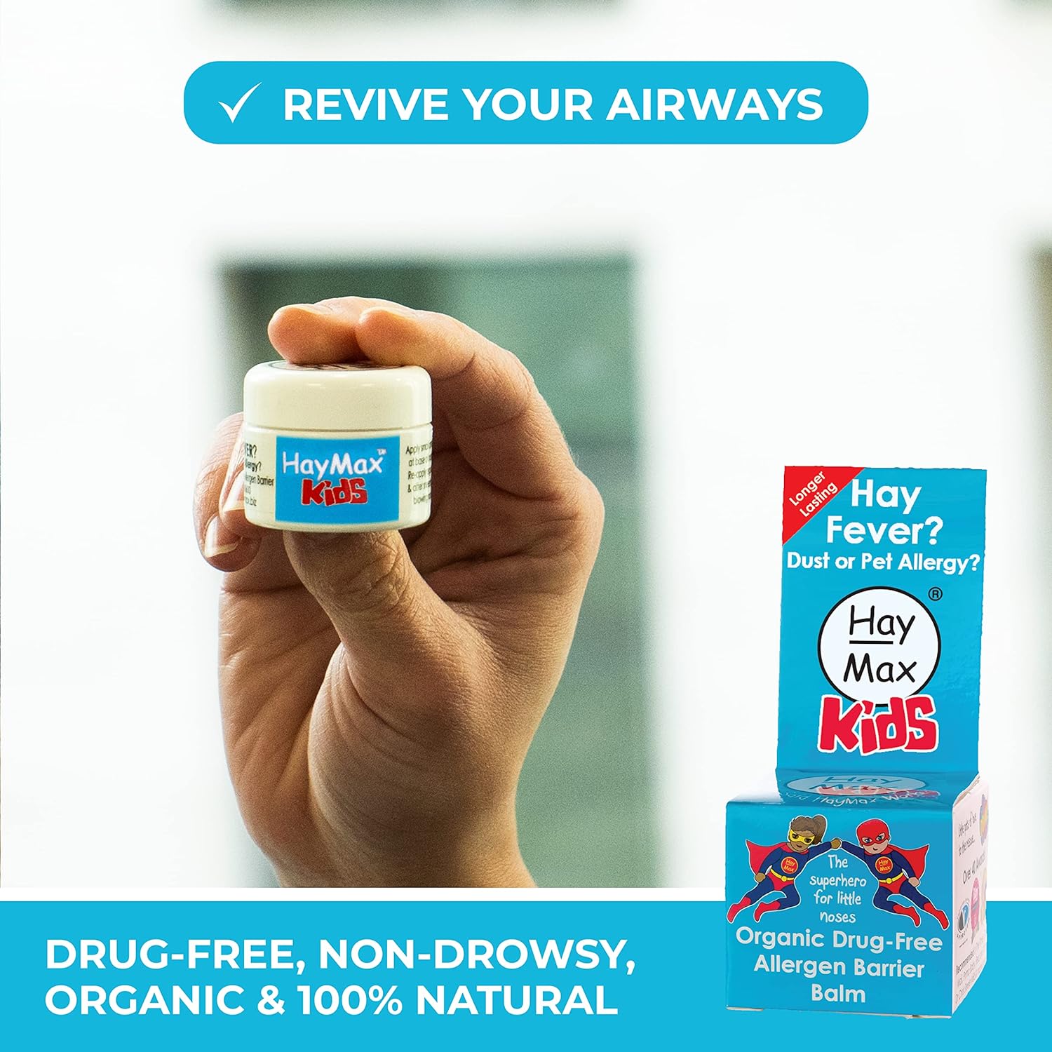 Kids Allergen Barrier Balm 5ml - HayMax - Barrier Balm - Eco Natural Products