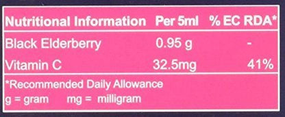 Kids Black Elderberry Liquid 120ml - Sambucol - Food Supplement - Eco Natural Products