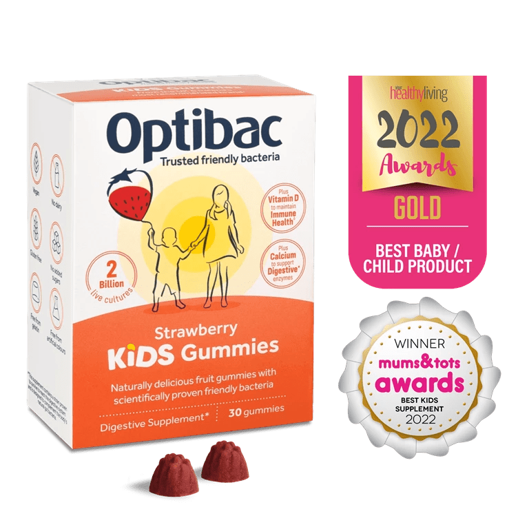 Kids Gummies Strawberry 30 Gummies [BLACK FRIDAY] - Eco Natural Products - Optibac Probiotics - Baby care