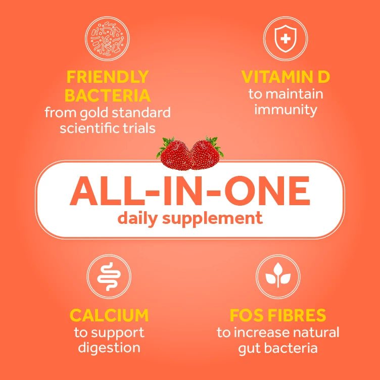 Kids Gummies Strawberry 30 Gummies - Optibac Probiotics - Baby care - Eco Natural Products