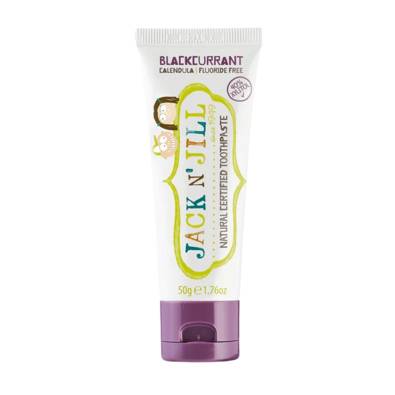 Kids Toothpaste Blackcurrant 50g - Eco Natural Products - Jack N' Jill - Toothpaste