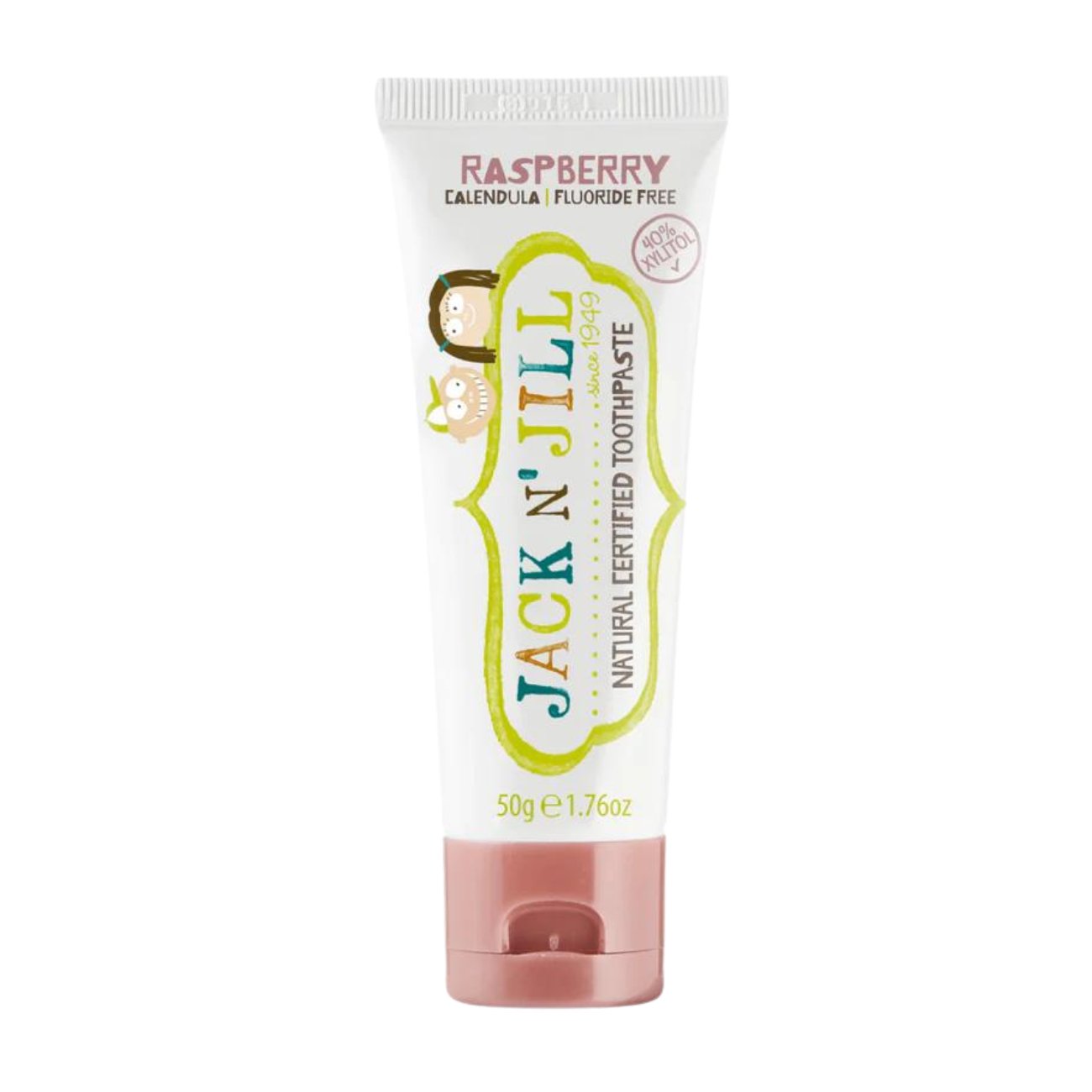 Kids Toothpaste Raspberry 50g - Eco Natural Products - Jack N' Jill - Toothpaste