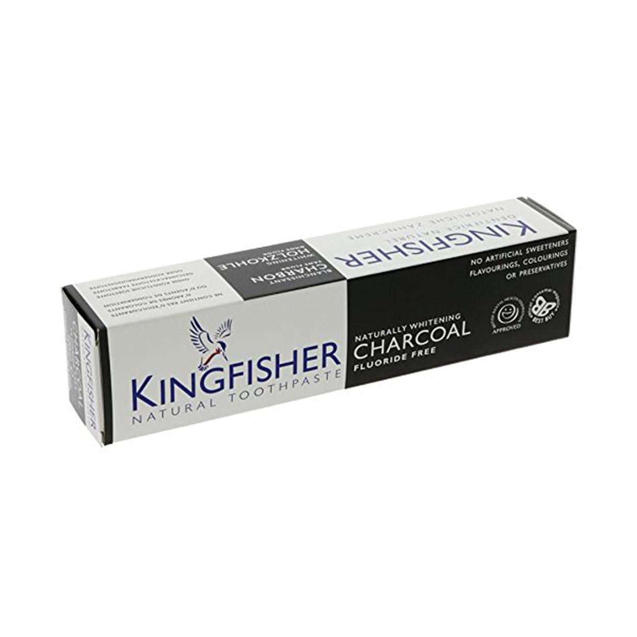 Kingfisher Natural Charcoal Toothpaste 100ml - Eco Natural Products - Kingfisher - Toothpaste