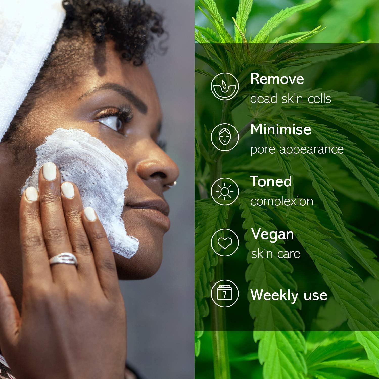 Kombucha and Hemp Clay Peel - Off Mask 1 Sachet - Earth Kiss - Skin Care Masks & Peels - Eco Natural Products