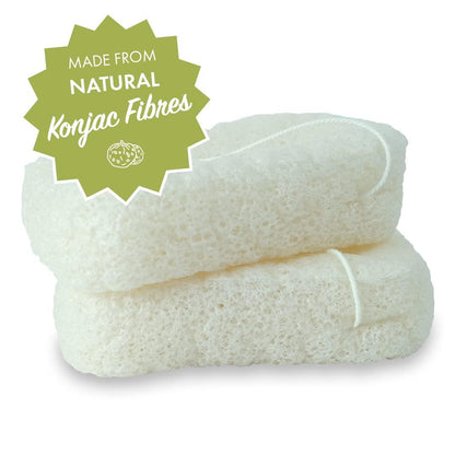 Konjac Sponge 1 unit - Friendly Soap - Bath Sponge - Eco Natural Products
