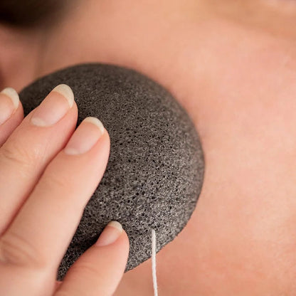 Konjac Sponge Bamboo Charcoal - Benecos - Konjac Sponge - Eco Natural Products