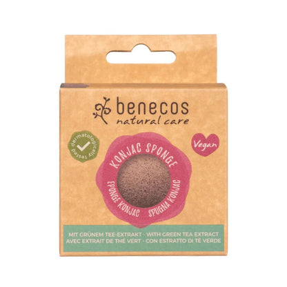 Konjac Sponge Green Tea - Benecos - Konjac Sponge - Eco Natural Products