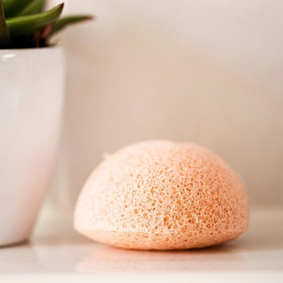 Konjac Sponge Red Clay - Eco Natural Products - Benecos - Konjac Sponge