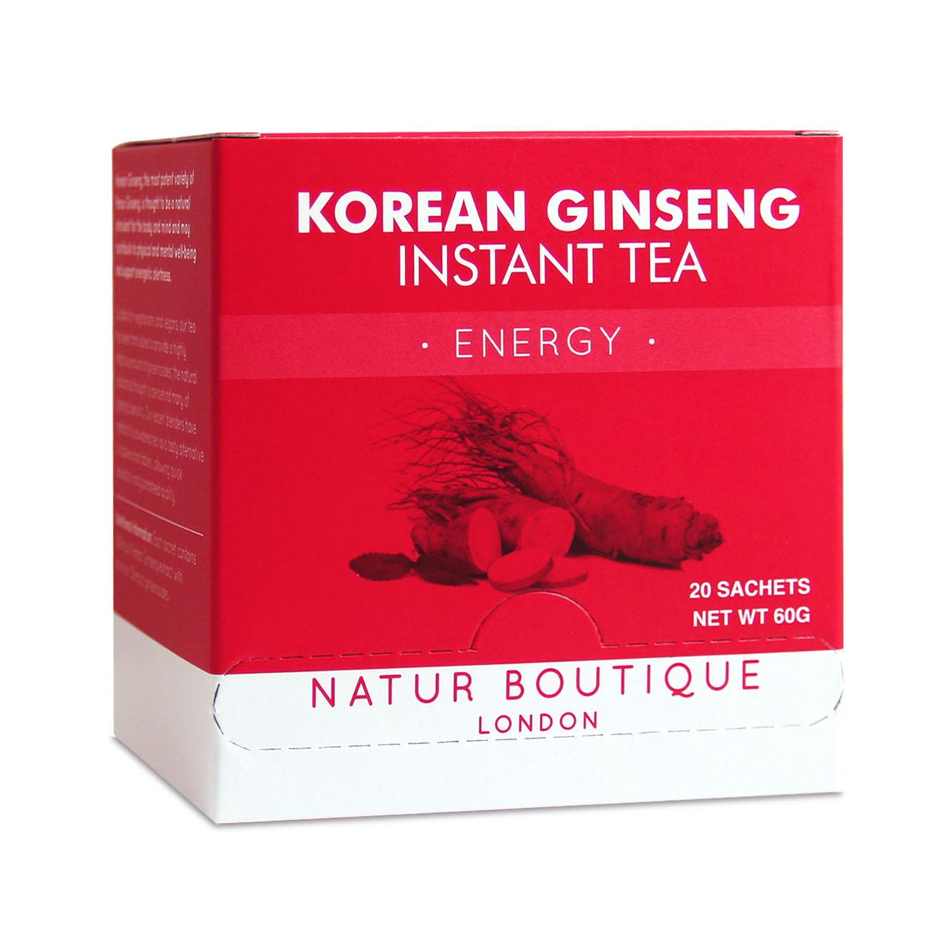Korean Ginseng Instant Tea 20 Sachets - Natur Boutique - Herbal tea - Eco Natural Products