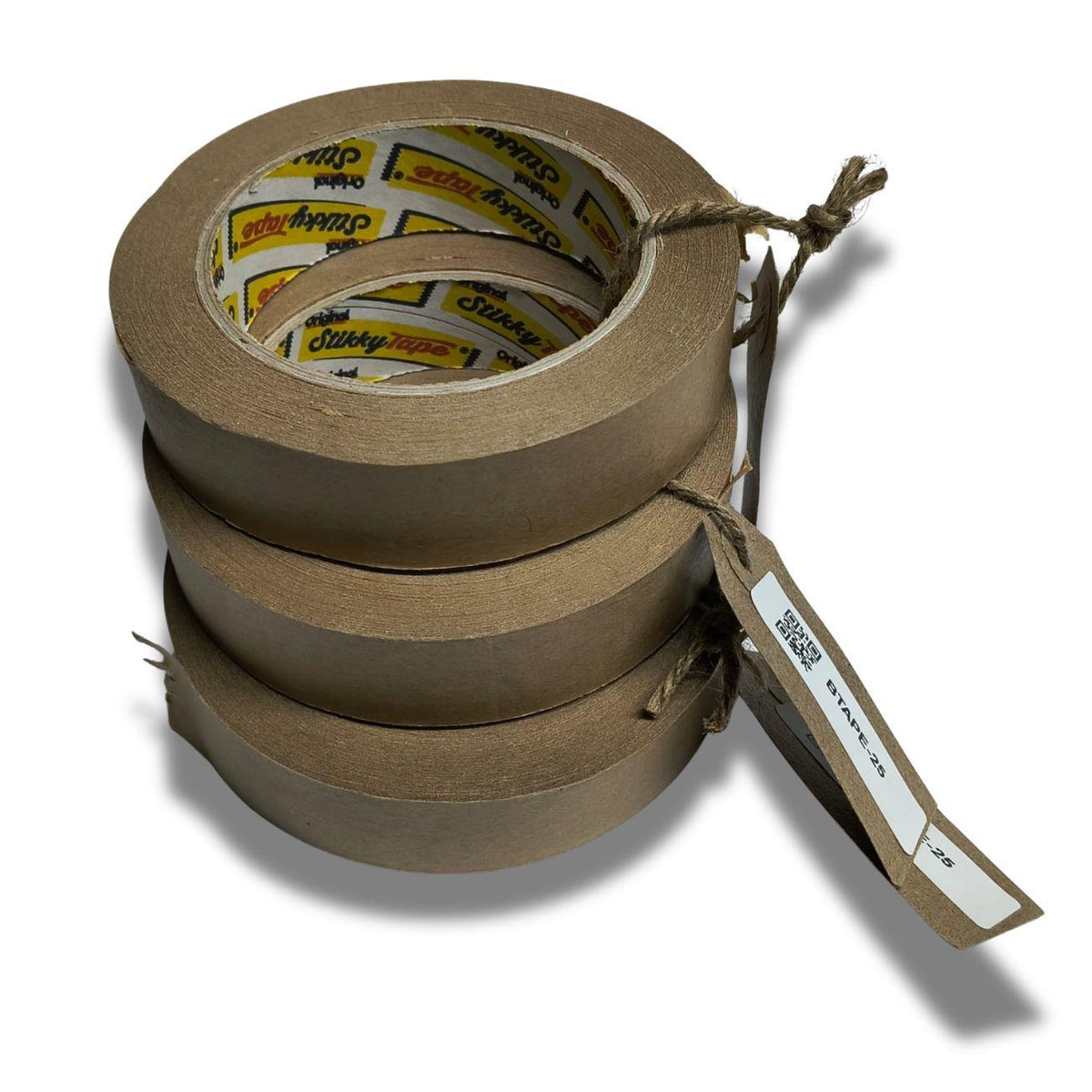 Kraft Paper Tape - Brown - 25mm X 50m - Eco Natural Products - Eco Natural Products