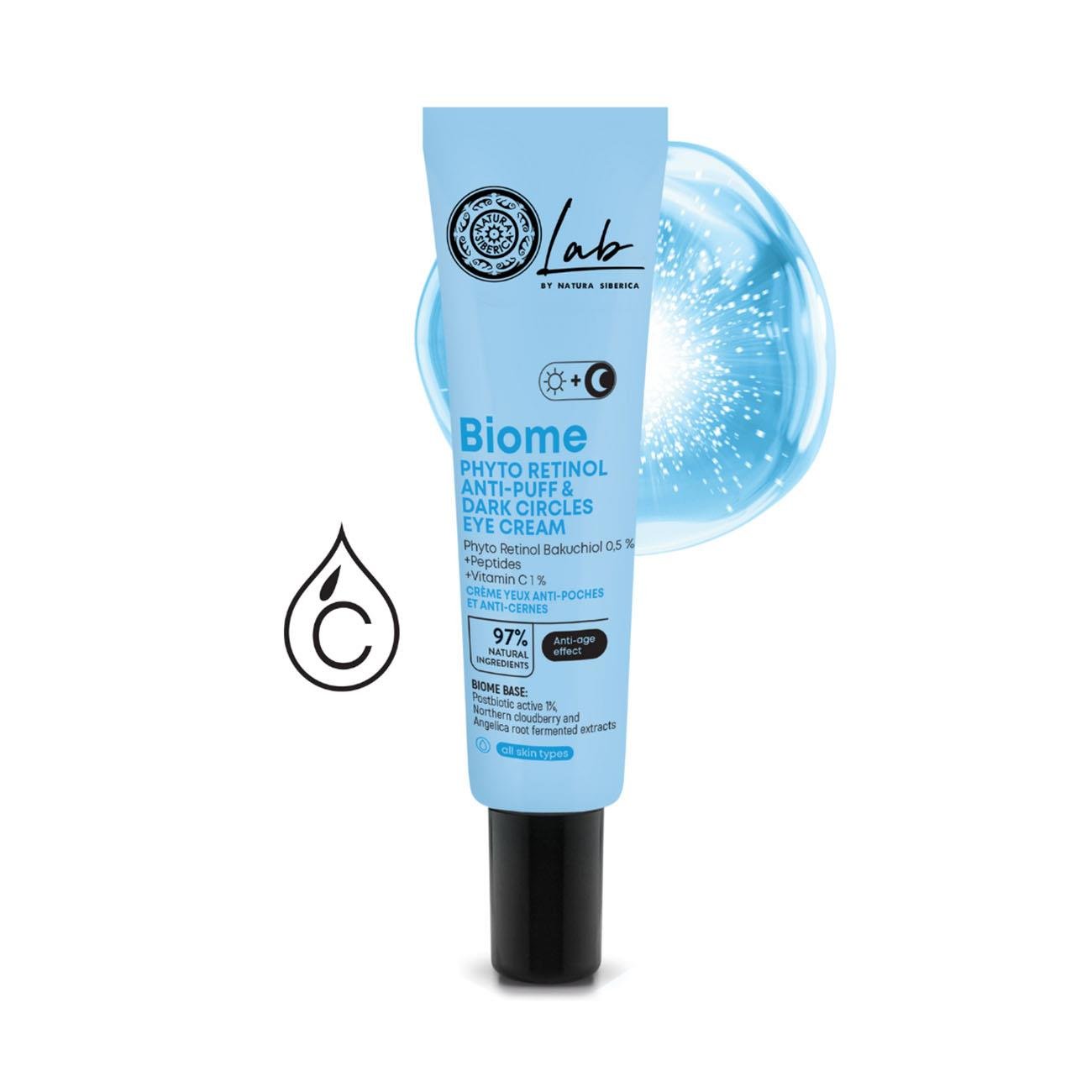 Lab Biome Dark Circles Eye Cream Phyto Retinol 30ml - Natura Siberica - Natura Siberica