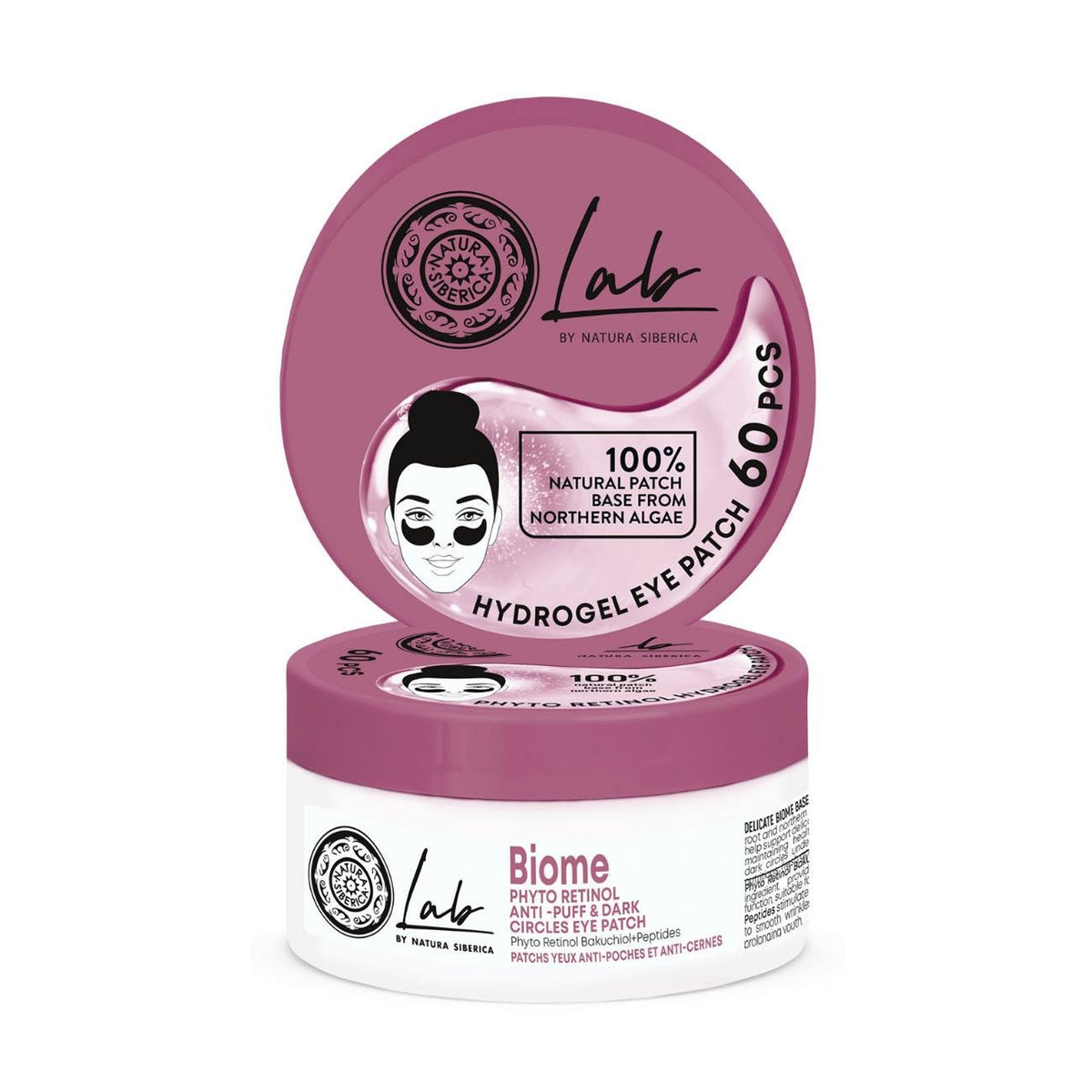 Lab Biome Dark Circles Eye Patch Phyto Retinol 60pcs - Natura Siberica - Natura Siberica