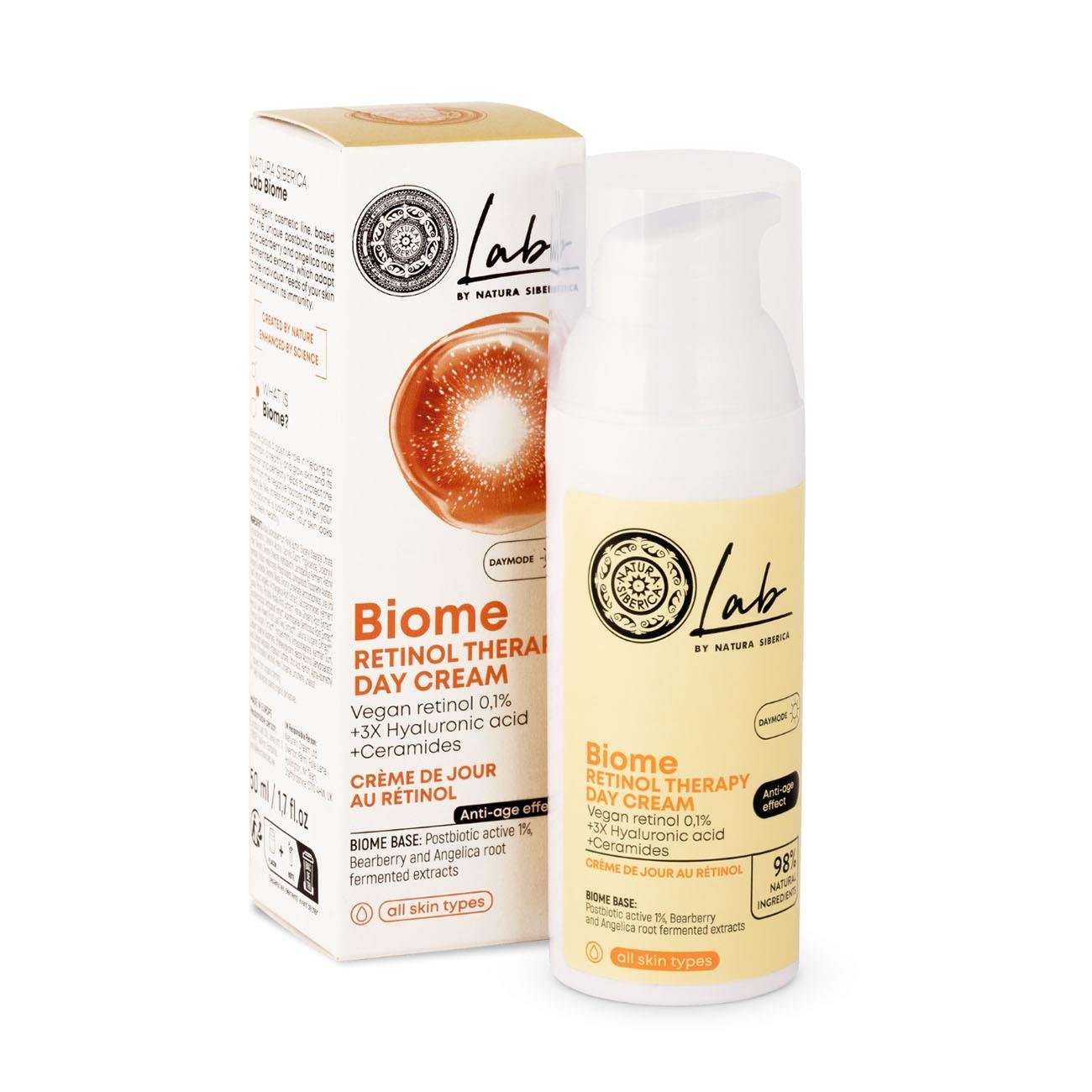 Lab Biome Day Face Cream Retinol Therapy 50ml - Natura Siberica - Natura Siberica