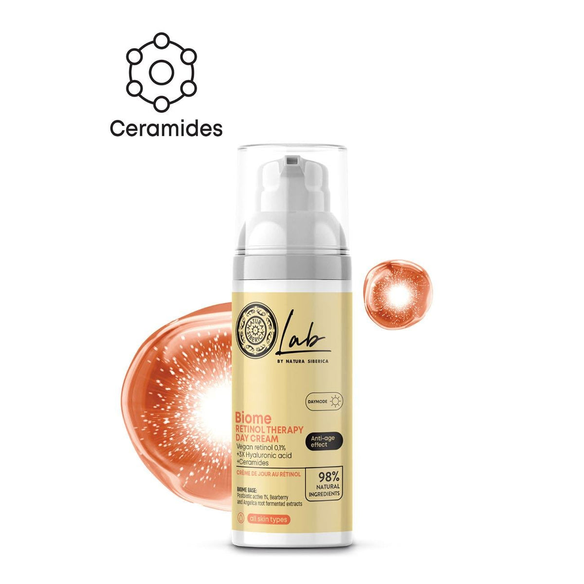 Lab Biome Day Face Cream Retinol Therapy 50ml - Natura Siberica - Natura Siberica
