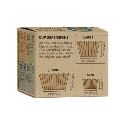Large Baking Cups 60 cups - If You Care - Household Paper Products - Eco Natural Products