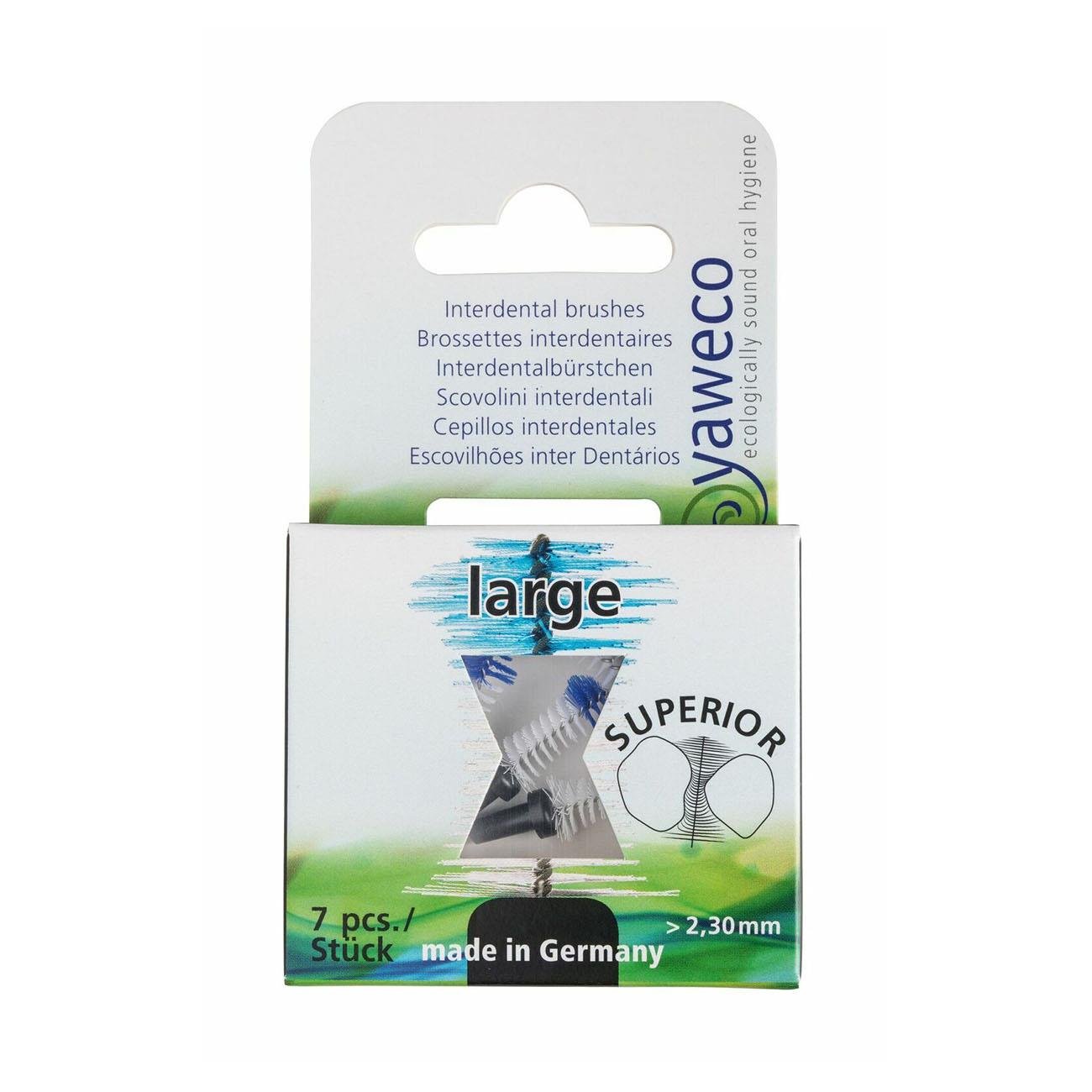 Large Black Interdental Refill Brushes - Yaweco - Interdental refill brushes - Eco Natural Products