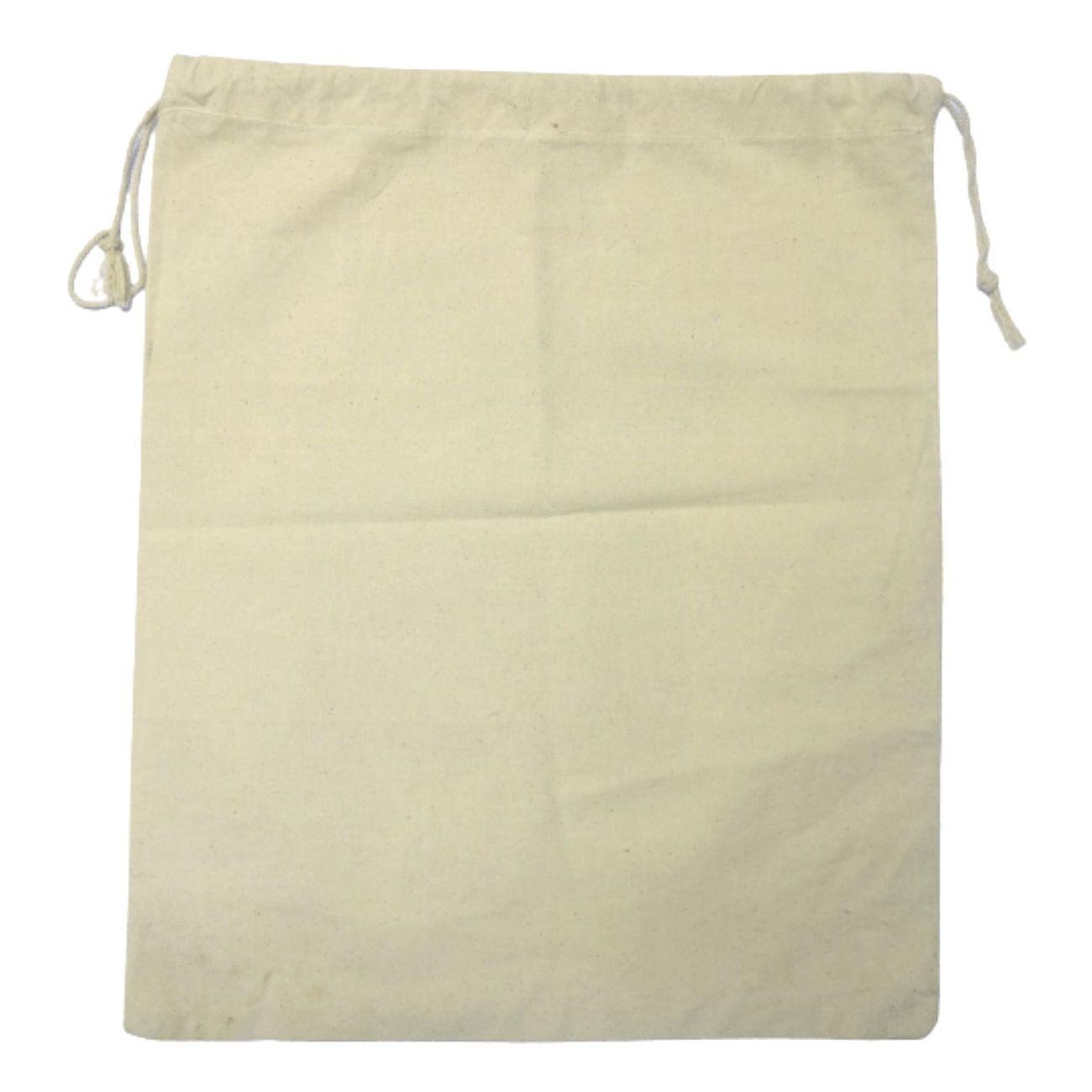 Large Cotton Bag 15 x 18 inch - Unbleached - Eco Natural Products - Eco Natural Products - Cotton Bag