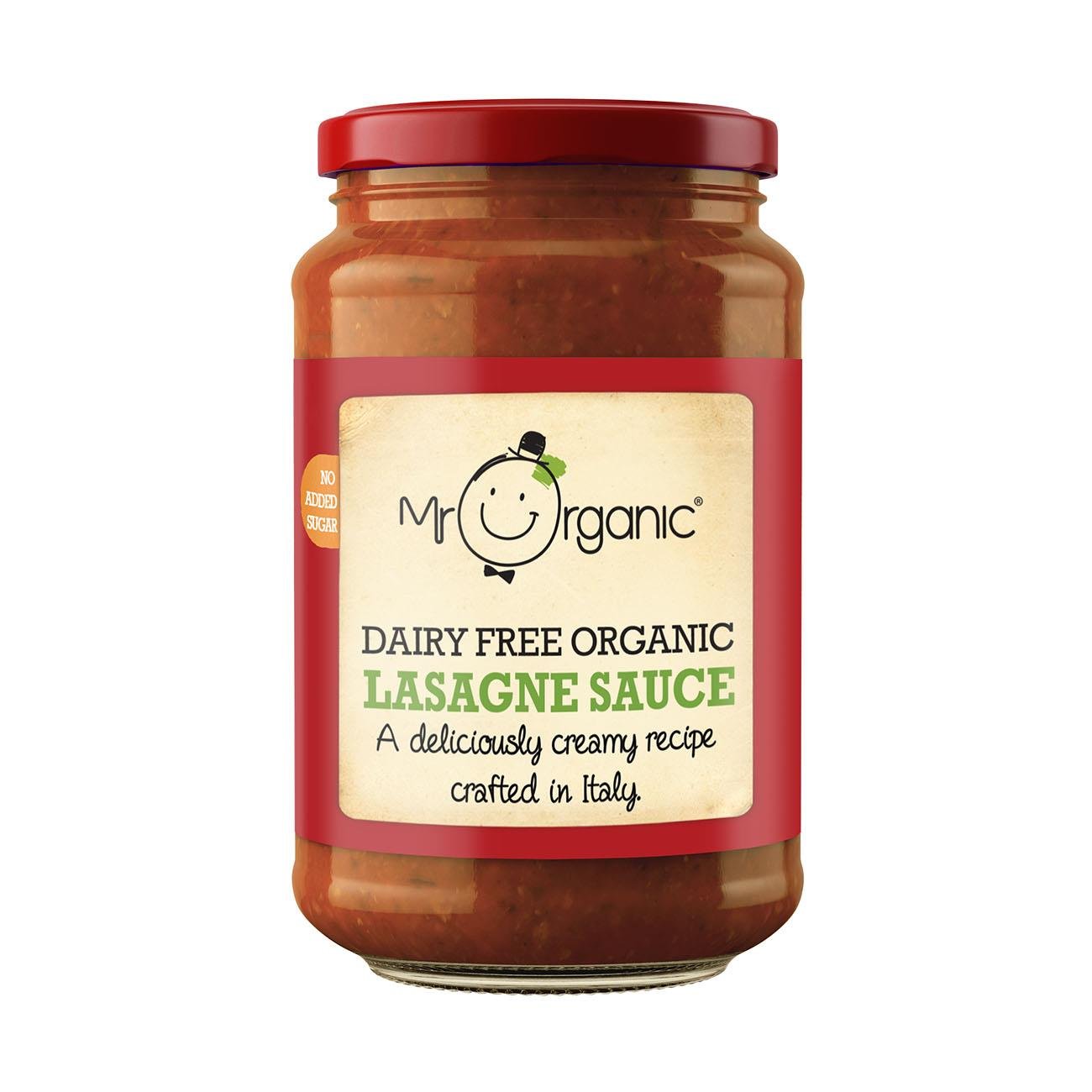 Lasagne Dairy Free Creamy Pasta Sauce 350g - Eco Natural Products - Mr Organic - Pasta Sauce