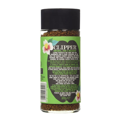 Latin American Arabica Decaf Instant Coffee 100g - Clipper - Decaf Instant Coffee - Eco Natural Products
