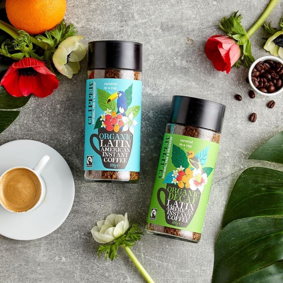 Latin American Arabica Decaf Instant Coffee 100g - Clipper - Decaf Instant Coffee - Eco Natural Products