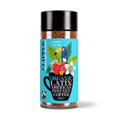 Latin American Arabica Instant Coffee 100g - Clipper - Instant Coffee - Eco Natural Products