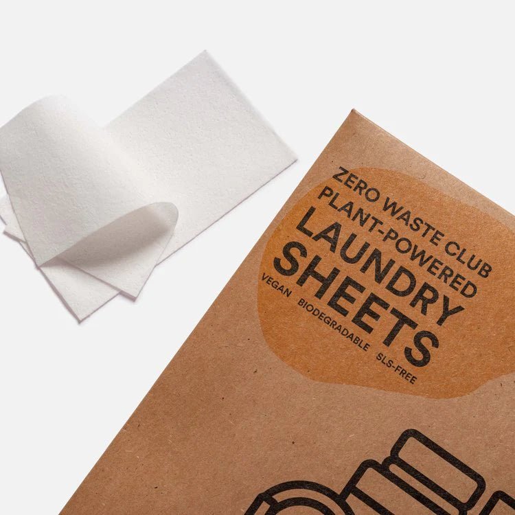 Laundry Detergent Sheets - Pack of 64 (Plastic Free): Naturally Scented - 64 Sheets - Zero Waste Club - Eco Natural Products
